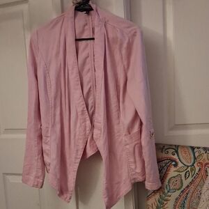 White House Black Market Light Pink Blazer